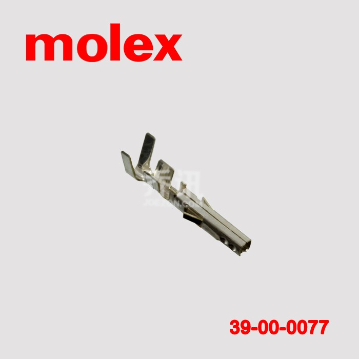 MOLEX莫士镀锡压接端子39-00-0077