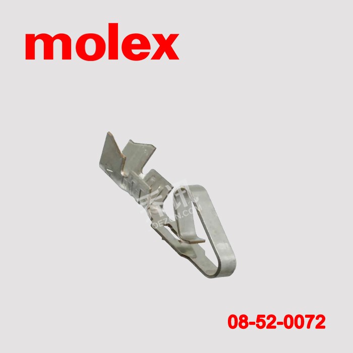 MOLEX莫士镀锡压接端子08-52-0072