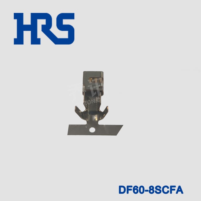 HRS广濑10.16间距镀金压接端子DF60-8SCFA