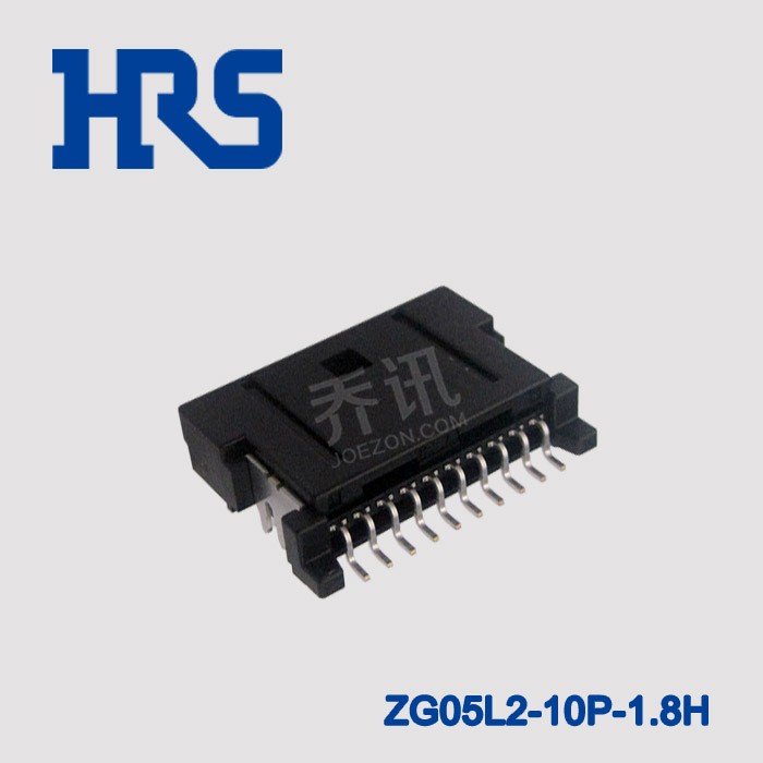 HRS广濑1.8间距镀锡针座ZG05L2-10P-1.8H
